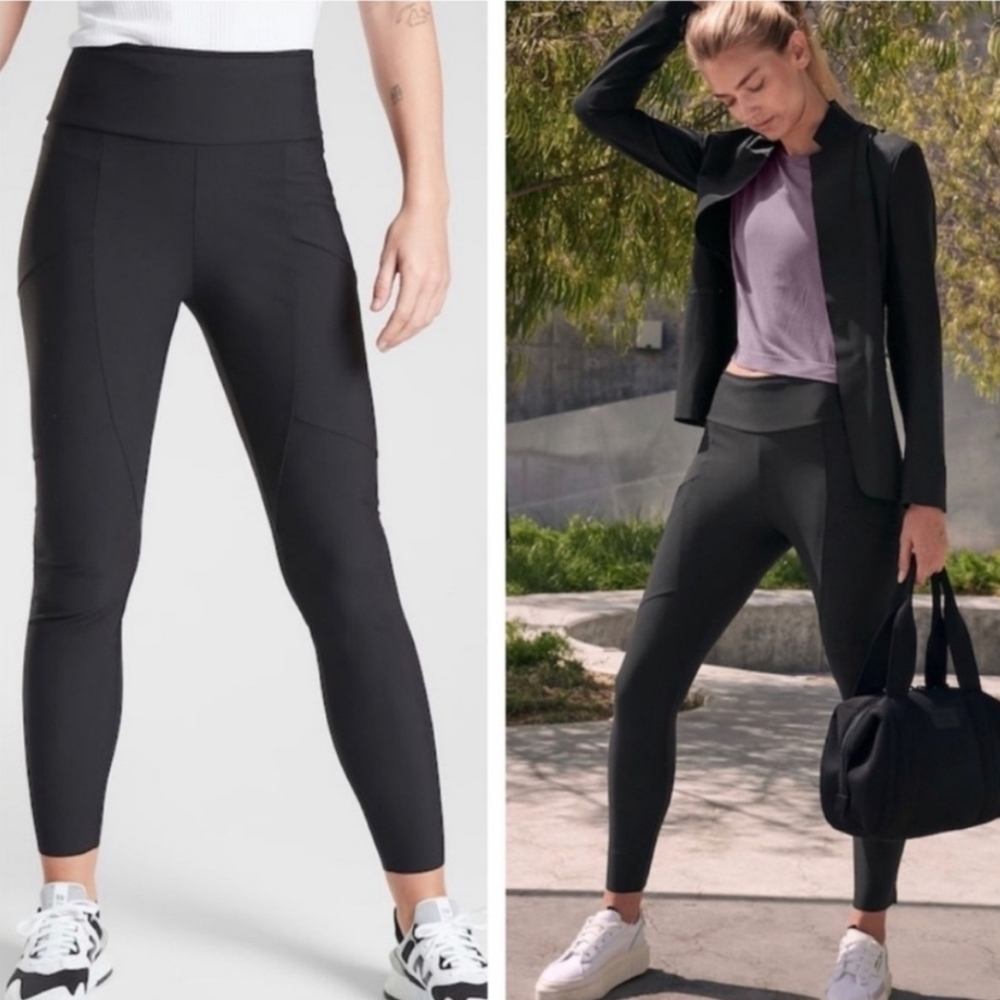 Athleta Stellar City Tight black  size 6